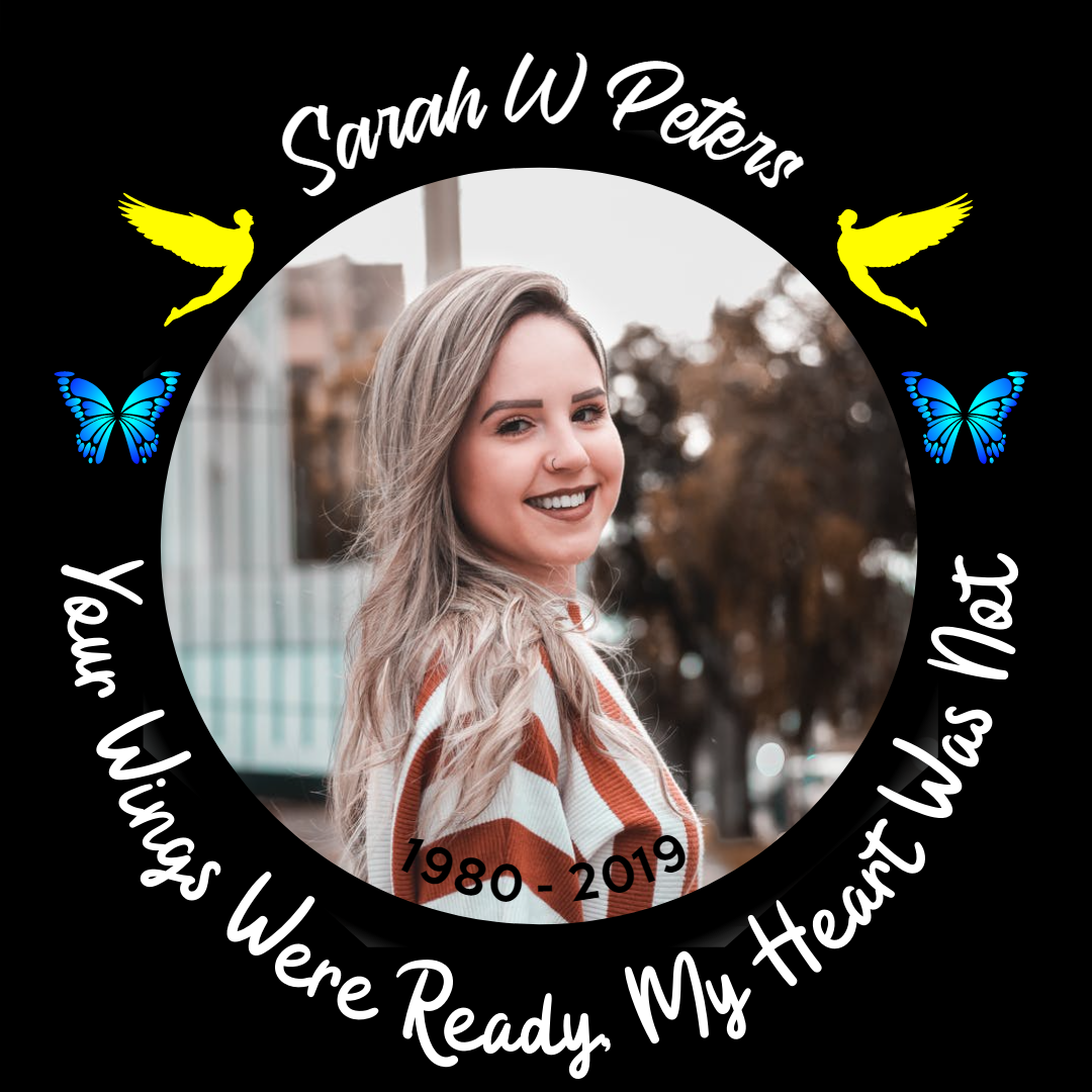 Custom Name Photo Memorial Circle Necklace - Resting Angels