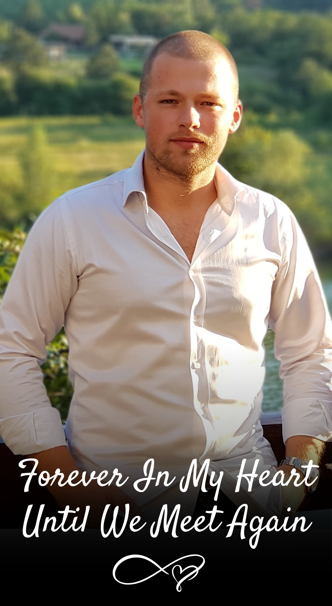 Forever In My Heart Men's Dog-tag Necklace - Resting Angels