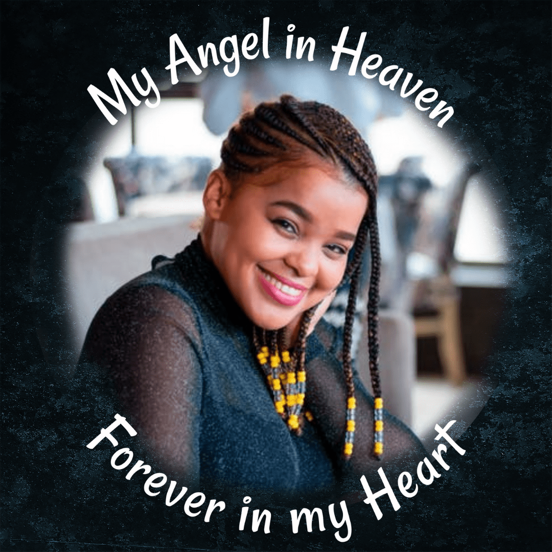 My Angel in Heaven Circle Memorial Necklace - Resting Angels