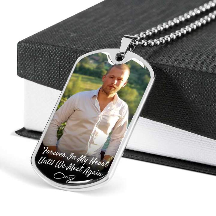 Forever In My Heart Men's Dog-tag Necklace – Resting Angels
