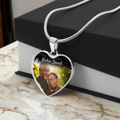 Unbroken Vows Heart Memorial Necklace