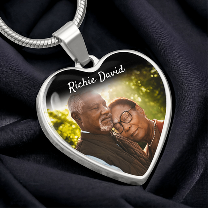 Unbroken Vows Heart Memorial Necklace