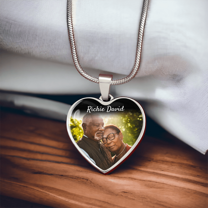 Unbroken Vows Heart Memorial Necklace