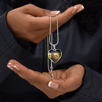 Unbroken Vows Heart Memorial Necklace