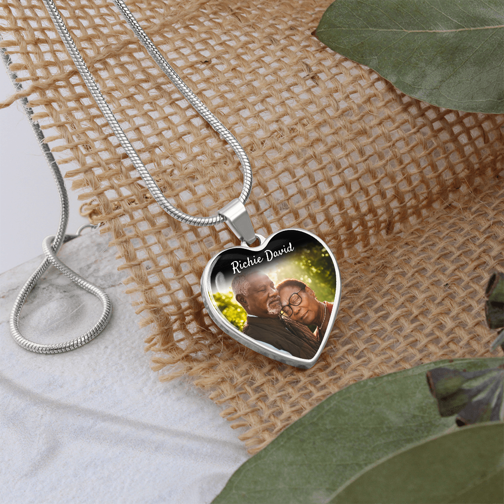 Unbroken Vows Heart Memorial Necklace
