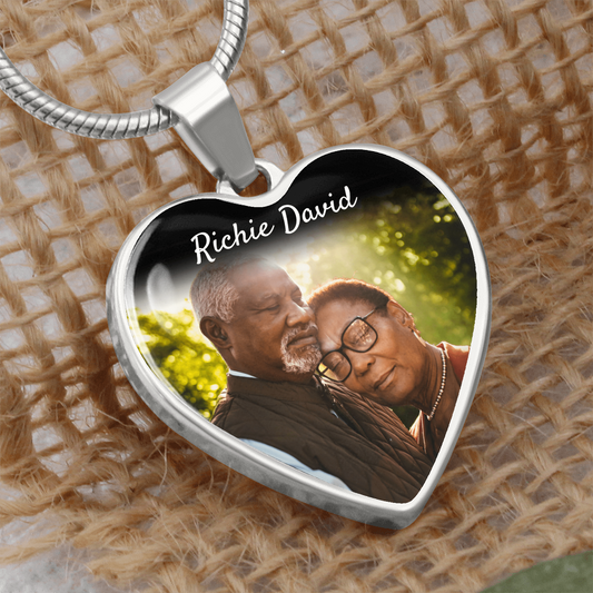 Unbroken Vows Heart Memorial Necklace