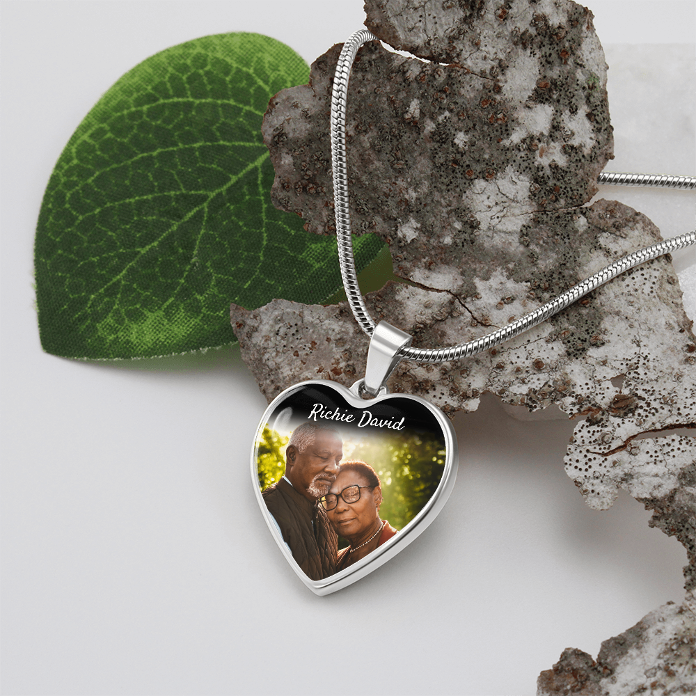 Unbroken Vows Heart Memorial Necklace