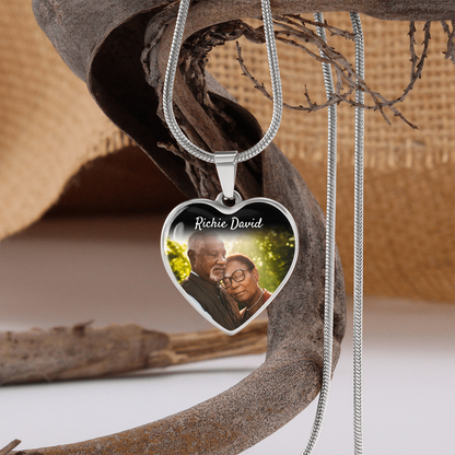 Unbroken Vows Heart Memorial Necklace