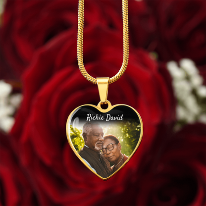 Unbroken Vows Heart Memorial Necklace