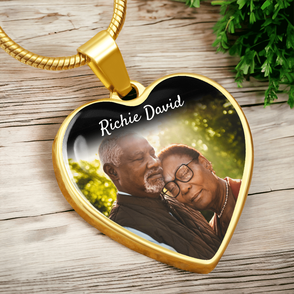 Unbroken Vows Heart Memorial Necklace