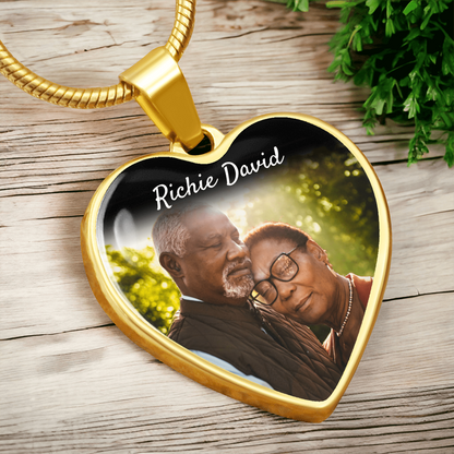 Unbroken Vows Heart Memorial Necklace