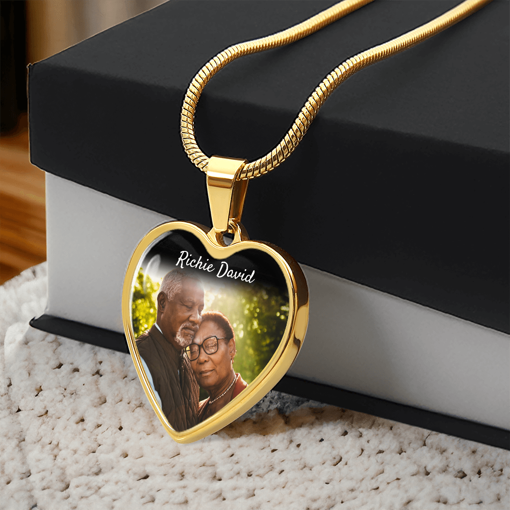 Unbroken Vows Heart Memorial Necklace