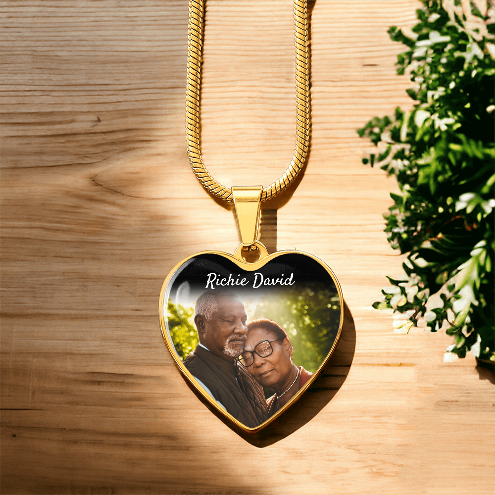 Unbroken Vows Heart Memorial Necklace