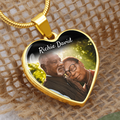 Unbroken Vows Heart Memorial Necklace