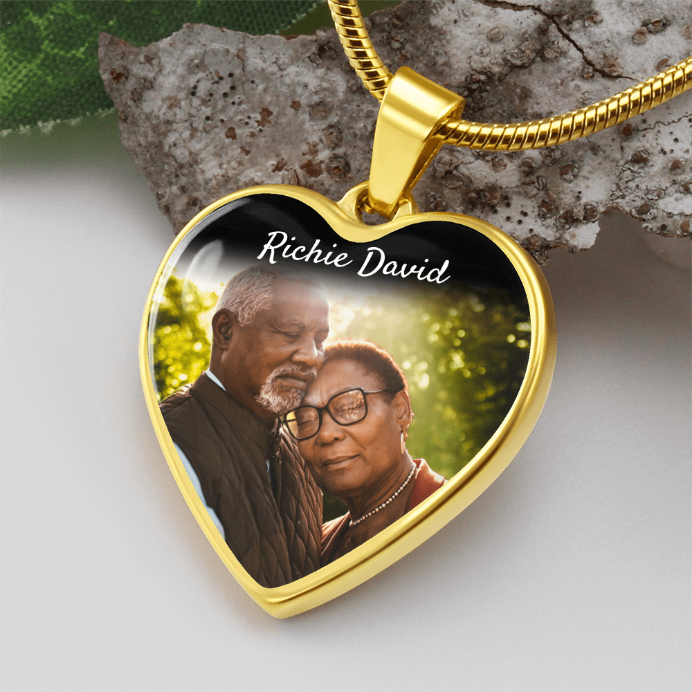 Unbroken Vows Heart Memorial Necklace