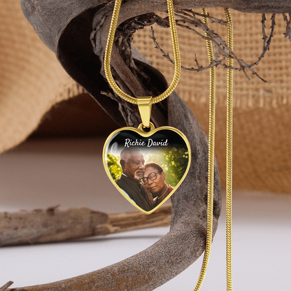 Unbroken Vows Heart Memorial Necklace