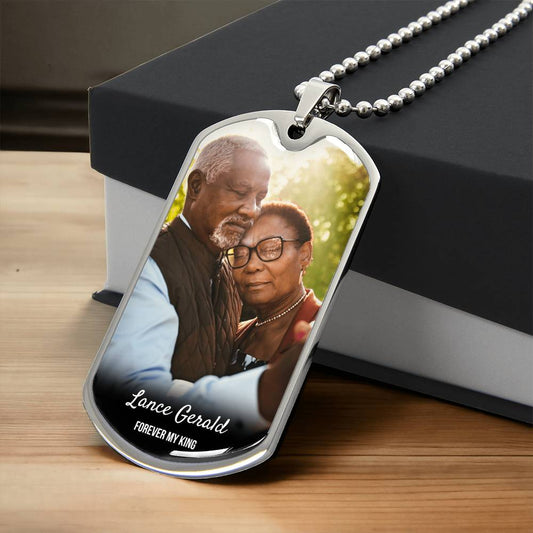Unbroken Vows Dog-Tag Memorial Necklace
