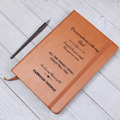 Custom Name Angel Conversations Memorial Journal