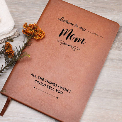 Letters to My Mom Leather Memorial Journal