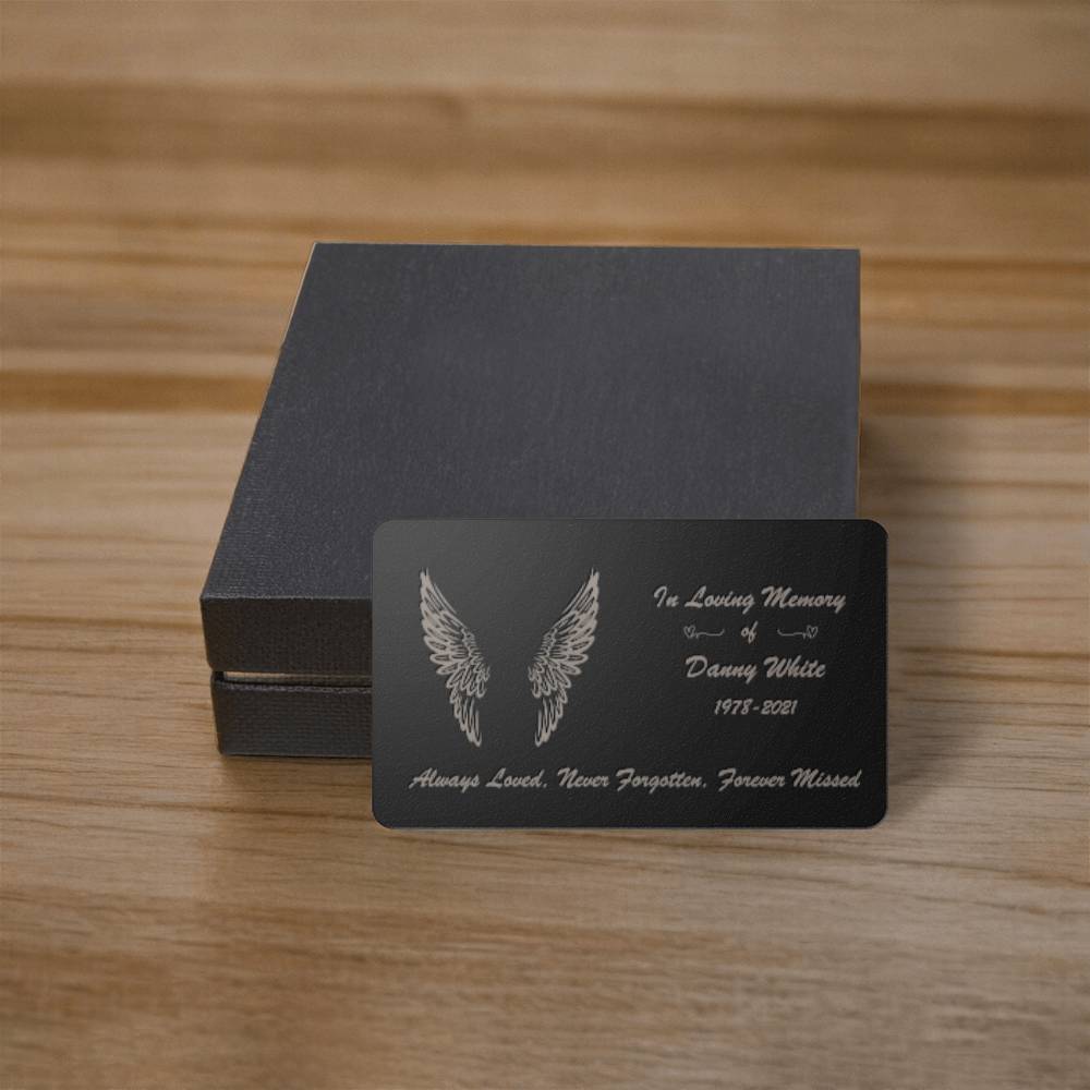 Custom Wings Always Loved Wallet Card