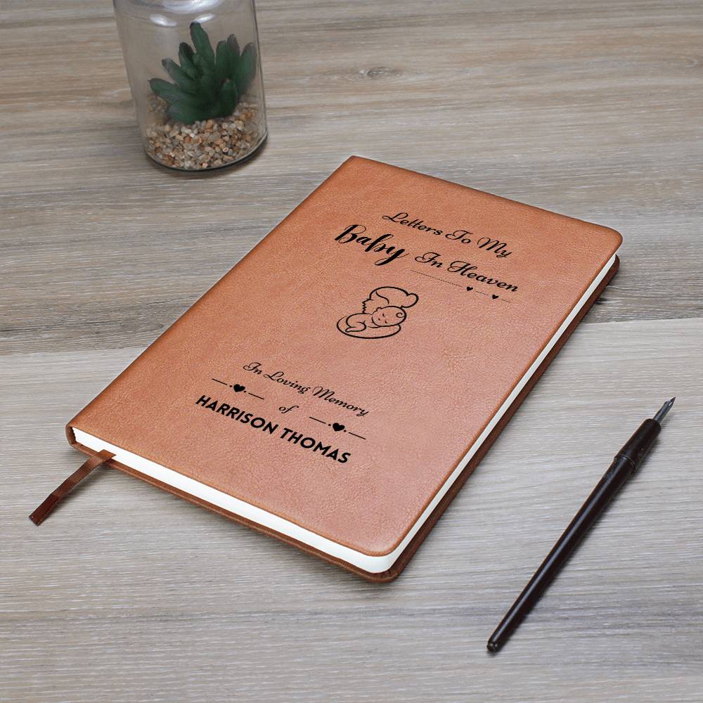 Letters to My Baby Leather Memorial Journal