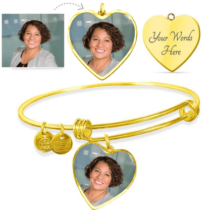 Photo Engravable Memorial Bracelet (Promo) - Draft - Resting Angels