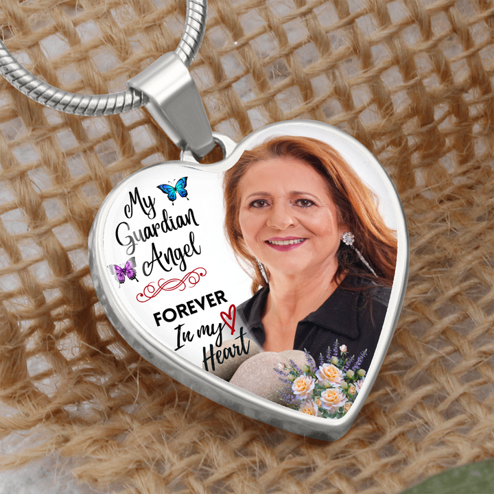 Gold Memorial Necklace With Picture Inside – Get Engravings