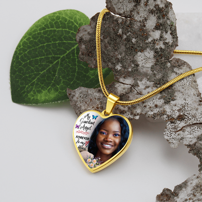 Resting angel necklace deals