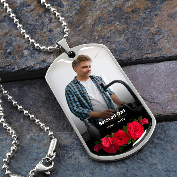 Personalized dog tag necklace discount