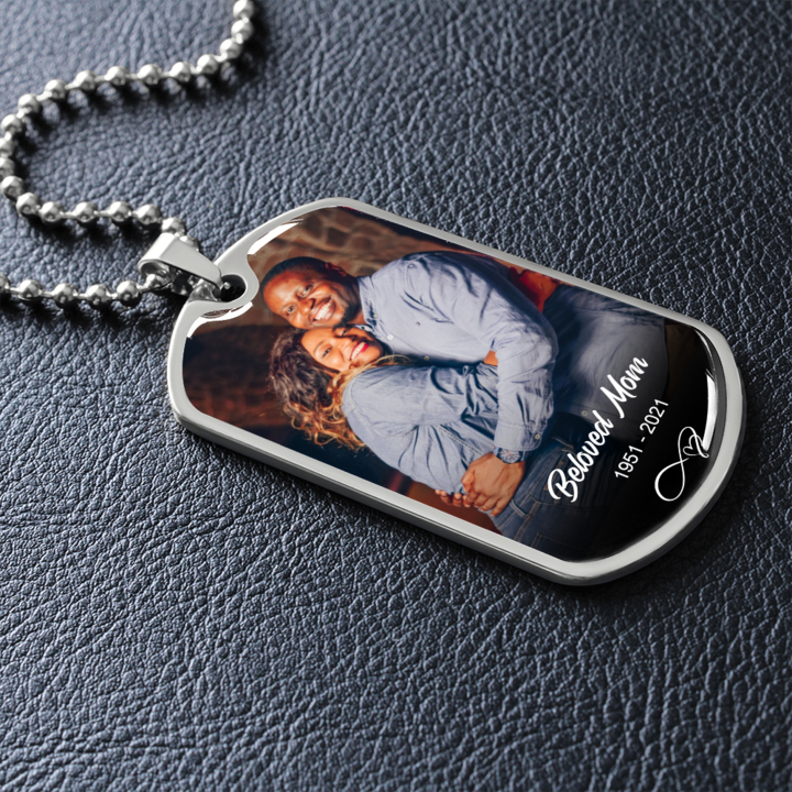 Dog tag jewelry personalized online