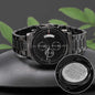 Customized Engraved Beautiful Chapters Black Chronograph Watch - Resting Angels