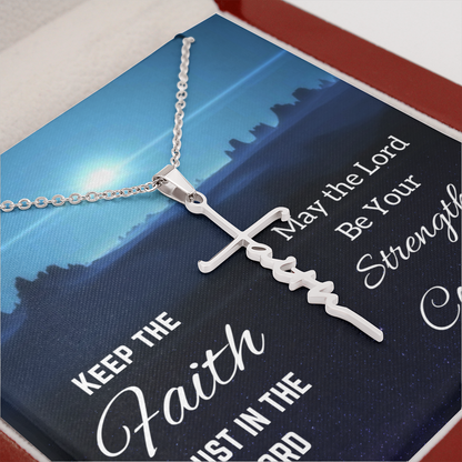 Faith Cross Necklace Comfort Gift