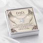 Dad Angel Wing Necklace With Message Card - Resting Angels