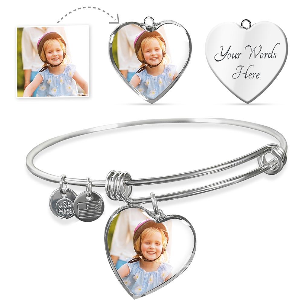 Photo Engravable Memorial Bracelet (Promo) - Draft - Resting Angels