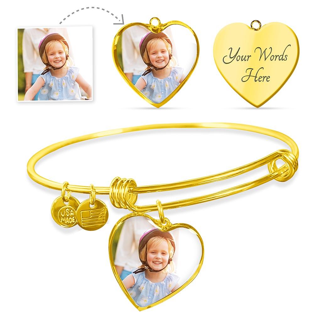 Photo Engravable Memorial Bracelet (Promo) - Draft - Resting Angels