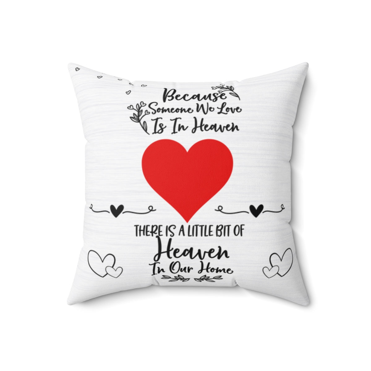 Copy of Copy of Blue Heavenly Square Photo Memorial Pillow