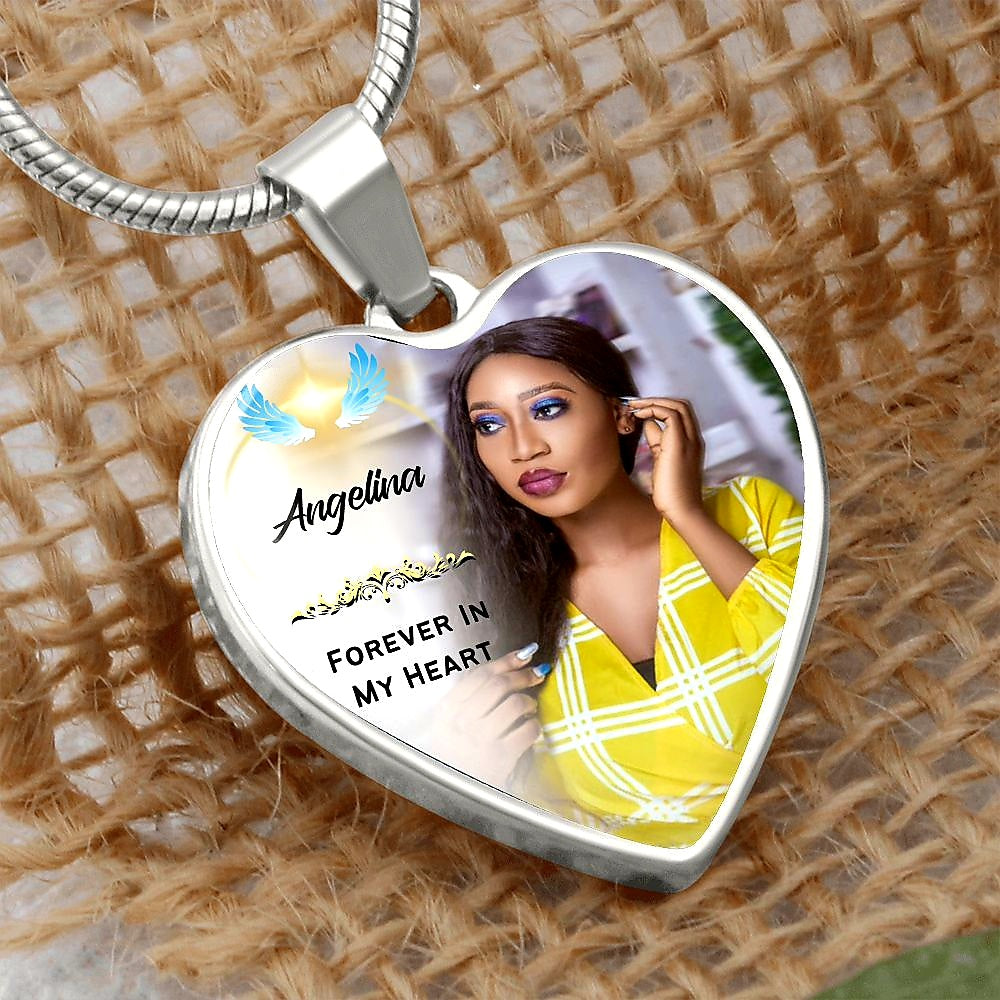 Amazon.com: In Memory of Grandma Memorial Necklaces with Angel Wings  Sympathy Remembrance Bereavement Funeral Grieving Loss of Gifts Stainless  Steel Jewelry : Clothing, Shoes & Jewelry